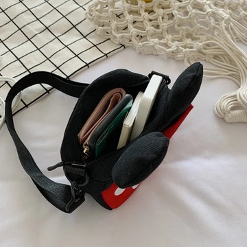 Disney Women Crossbody Bags Cartoon Mickey Mouse Minne Fashion Shoulder