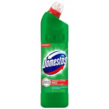Domestos 1L zielony do sanitariatów, wc zielona sosna/pine fresh