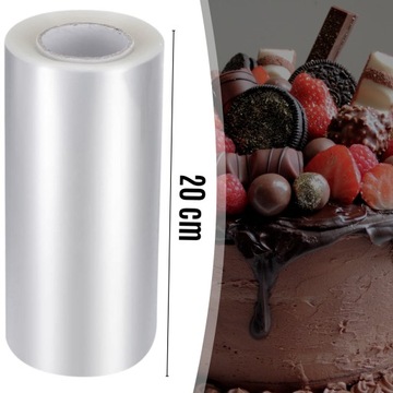 FOLIA RANTOWA TORTOWA RANT DO TORTU CUKIERNICZA FOLIA RANTOWA 20cm x 10m