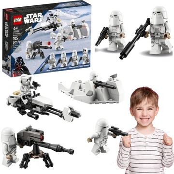 LEGO STAR WARS SZTURMOWIEC ŚCIGACZ ŚNIEŻNY BLASTER