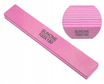 SUNONE POLERKA DO PAZNOKCI SZEROKA 100/180 10 SZT