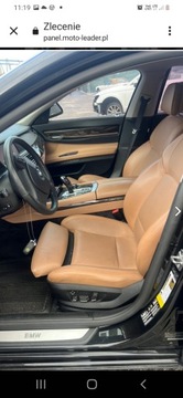 Bmw f01 f02 f10 fotele z masażami i wentylowane czesci