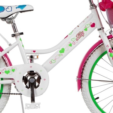 ПОЛЬСКИЙ ВЕЛОСИПЕД 20 Lily ВЕЛОСИПЕД ДЛЯ ДЕВОЧКИ