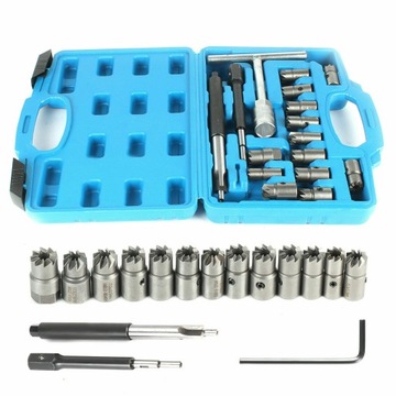 НАБОР ФРЕЗ СЕДЛО ИНЖЕКТОРА, 17 ЭЛЕМЕНТОВ