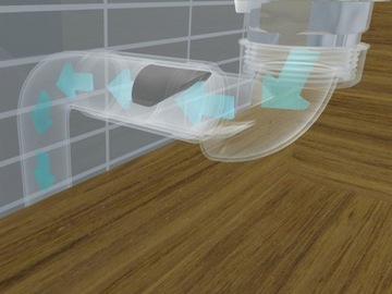 Сухой сифон для умывальников и раковин с жесткой трубой ПУМ