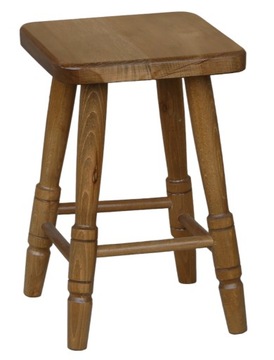 TABORET DREWNIANY KUCHENNY SOLIDNY BUK kolor dąb
