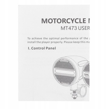 Динамик для мотоцикла, 12 В, водонепроницаемый звук