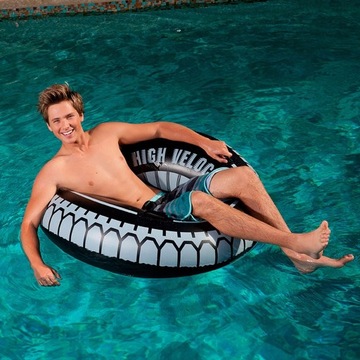 ШИНА ДЛЯ ВОДНОГО БАССЕЙНА БОЛЬШОЕ НАДУВНОЕ КОЛЬЦО С РУЧКАМИ 90см