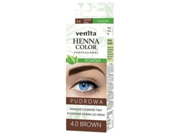 VENITA Henna Color Pudrowa Henna do brwi - 4.0 Brown (Brązowa) 1op.