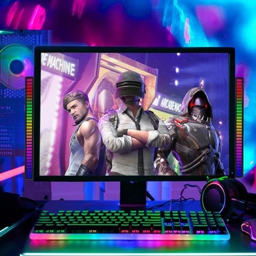 СВЕТОДИОДНАЯ ЛАМПА RGB USB-ЛАМПА МИГАЕТ В РИТМЕ МУЗЫКИ ДИСКО-БАР