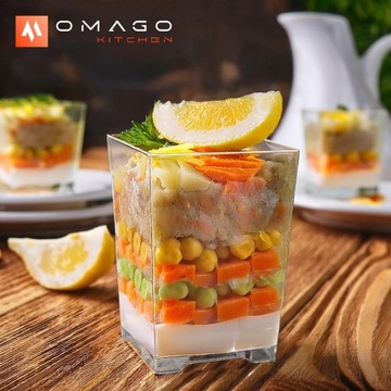 Контейнеры DESSERT CUPS для DESSERTS контейнеры 110мл 12 шт.