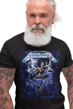 METALLICA T-Shirt Koszulka męska czarna RIDE THE LIGHTING rock metal S