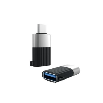 XO Adapter USB Typ C do USB czarny OTG