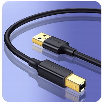 Кабель Ugreen USB-A Кабель принтера USB-B 3 м