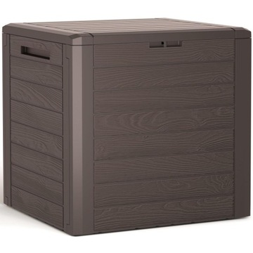 POJEMNA SKRZYNIA OGRODOWA Z UCHWYTAMI NA TARAS BALKON 140L WOODEBOX