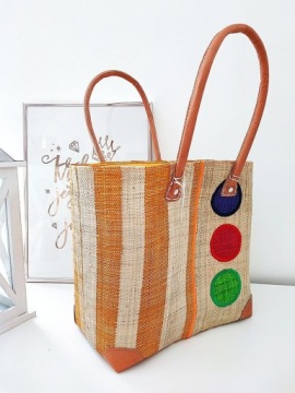 Сумка-корзина Madagascar с желтой буквой S