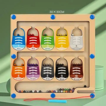 МАГНИТНАЯ ДОСКА МОЗАИКА ОБРАЗОВАТЕЛЬНАЯ ДЕРЕВЯННАЯ ПАЗЛ МОЗАИКА МОНТЕССОРИ