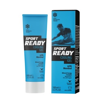 CHŁODZĄCY I KOJĄCY ŻEL PO WYSIŁKU SPORT READY MENTOL I KOFEINA 100 ML