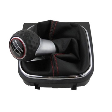 РУЧКА ПЕРЕКЛЮЧЕНИЯ ПЕРЕДАЧ С СИЛЬЧКОМ ДЛЯ VW GOLF MK5 V GTI, узор 6 скоростей