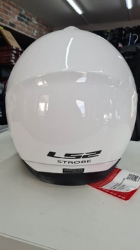 Откидной шлем LS2 STROBE белый глянцевый S