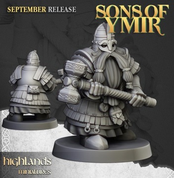 Dwarfs Kingsguard #3 - Highlands Miniatures