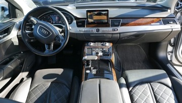 Audi A8 D4 Sedan Facelifting 4.2 TDI 385KM 2014 Audi A8 4,2 TDi Night View Webasto ACC Solar HUD Matrix 360° 4xGrzany Fotel, zdjęcie 17