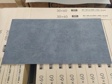 Грес 30х60 графит матовый II марка