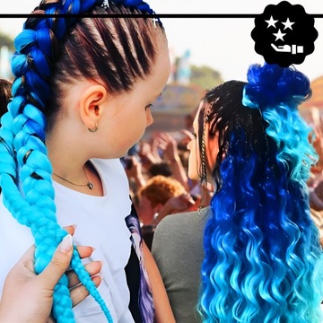 Синтетические волосы для косичек Ombre