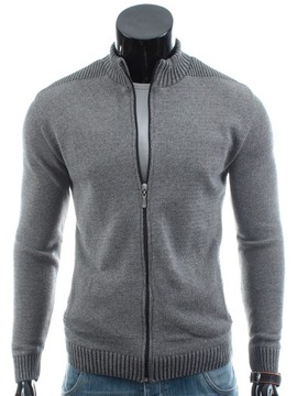 SWETER Suwak KIESZENIE CD12 Szary__L_PRODUKT_PL