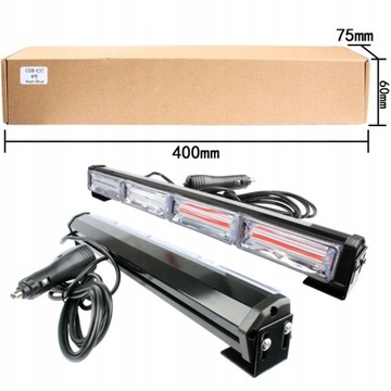 Светодиодная стробоскопическая лампа длиной 59 см, аварийная вспышка 12 В