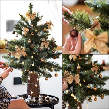 ЗЕЛЕНАЯ ЕЛЬ НА СТОЛБКЕ ИСКУССТВЕННАЯ СОСНА РОЖДЕСТВЕНСКАЯ ЕЛЬ 80см ТОЛЩИНА КАК ЖИВУЮ + БЕСПЛАТНО