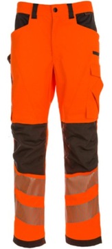 SPODNIE ODBLASKOWE WURTH NEON EN 20471 2 ORANGE/ANTRACYT 60