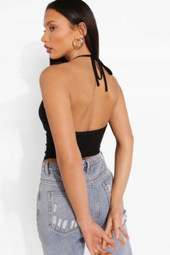 ТОП С ОТКРЫТОЙ СПИНОЙ G55 NE7__L BOOHOO АСИММЕТРИЯ