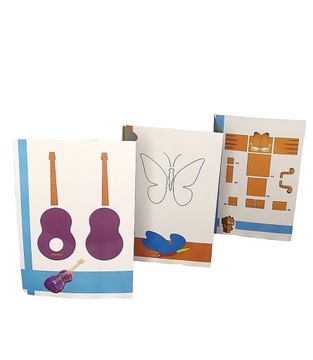 КНИГА С ШАБЛОНАМИ 3D РУЧКИ ШАБЛОН ДЛЯ СОЗДАНИЯ 3D ФИГУР