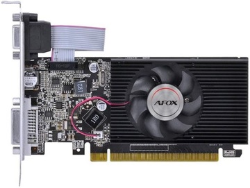 Видеокарта GeForce GT210 1 ГБ DDR3 64 бит DVI HDMI VGA с вентилятором LP