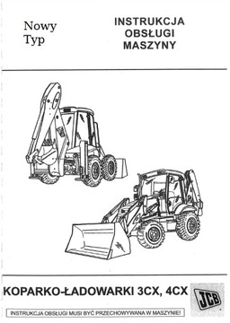Podręcznik Operatora, DTRka do JCB 3CX 4CX nowe TYP