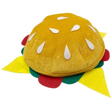 KREATYWNA CZAPKA BURGERS NAGŁOWIE HAMBURGER BERET