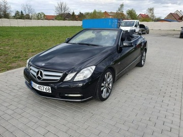 Mercedes Klasa E W212 Kabriolet 200 CGI BlueEFFICIENCY 184KM 2011 Mercedes E 200 Kabriolet Avantagrde FULL OPCJA, zdjęcie 1
