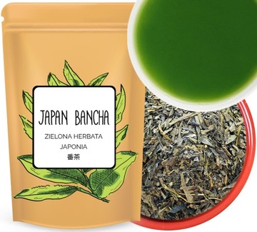 Zielona Japońska Herbata Bancha Delikatna z Japonii Smaczna Liściasta 50g
