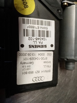 MODUL MOTOREK SKEL LEVÝ PŘEDNÍ AUDI A2 8Z1959801