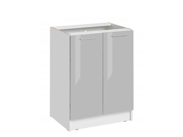 ecoModel Szafka stojąca D6 Szary Połysk