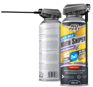 MOTH SNIPER ПРЕПАРАТ ОТ МОЛИ ДЛЯ ОДЕЖДЫ ПИЩЕВЫЕ FLYS NO PEST 400МЛ