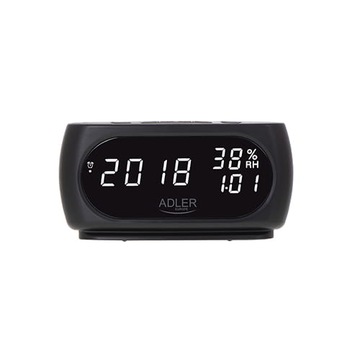 Будильник Adler AD 1186 термометр-гигрометр