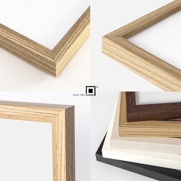 Brązowa ramka na zdjęcia w rozmiarze 30x40 cm