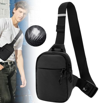 TORBA NA RAMIĘ DLA MĘŻCZYZN I KOBIET, CROSSBODY MAŁA TORBA NA RAMIĘ,PODRÓŻE