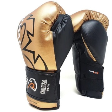 Rękawice bokserskie RIVAL RS11V (gold) [Waga: 14 oz]