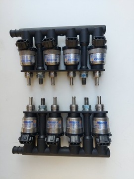 Топливная рейка Keihin Prins VSI форсунки оранжевого цвета, 63 куб.см, v8, сжиженный нефтяной газ