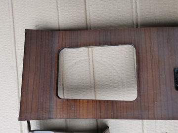 Mercedes W124 деревянная дефлекторная панель, декор домкрата