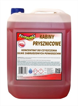 PŁYN DO CZYSZCZENIA KABIN PRYSZNICOWYCH (OP.5L) od perfekt4u