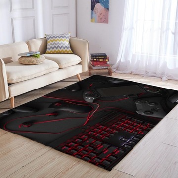 dywan Kontroler do gier 3D dekoracji domu sypialni